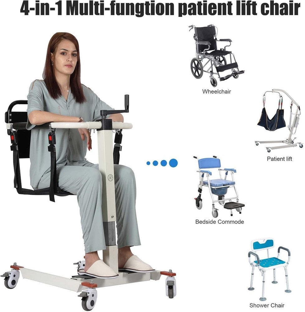 Patient Lift Wheelchair for Home, Patient Lift Transfer Chair