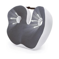 Orthopedic Memory Foam Seat Cushion for Tailbone, Sciatica, Prostate & Back Pain
