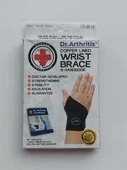 Lightweight,Wrist Support-Strap-Brace-Hand Support, Perfect fit Both Hands Black