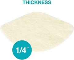 New Steins 2-Pack 1/4” Steins Felt Metatarsal Pads #40, 1/4” Thick Made in USA