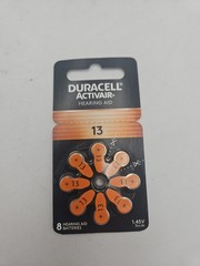 Duracell Activair Hearing Aid Batteries: Size 13 (72 Batteries) Exp 2028/12