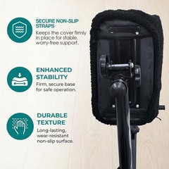Knee Scooter Cushion Pad- Soft Plush Memory Foam Cushion with Removable Cover…