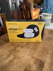 Audien Atom Pro 2 Rechargeable Hearing Aid Over-the-Counter