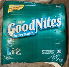 Vintage 2000-2002 GoodNites Underpants Pull-Ups L 65-85lb MEGA 23 Count