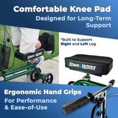KneeRover® Steerable Knee Scooter Green