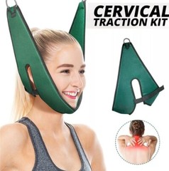 Cervical Neck Traction Device Neck Stretcher Pain Relief over Door Stretch Brace