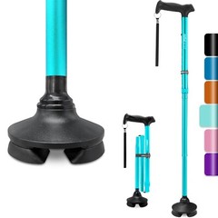 Adjustable Walking Cane,Lightweight Heavy Duty Sticks Pivot Tip Non-Slip