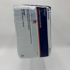 NEW Covidien Wings Plus Quilted Adult Briefs Large #66034 Heavy Absorbency N5