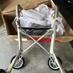 Byacre Carbon Ultralight Rollator Walker Oyster White New COMPACT Size New!