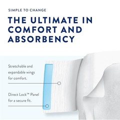 Prevail Air Plus Daily Briefs, Size 1, Ultimate Absorbency, 80 Count