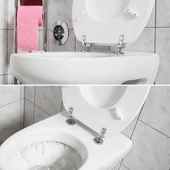 Toilet seat hinge replacement parts bathroom toilet seats hinges aluminum all…