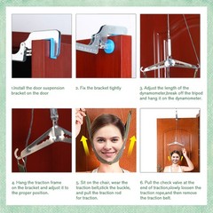 Over Door Neck Traction Device Cervical Pain Relief Stretcher Brace Support