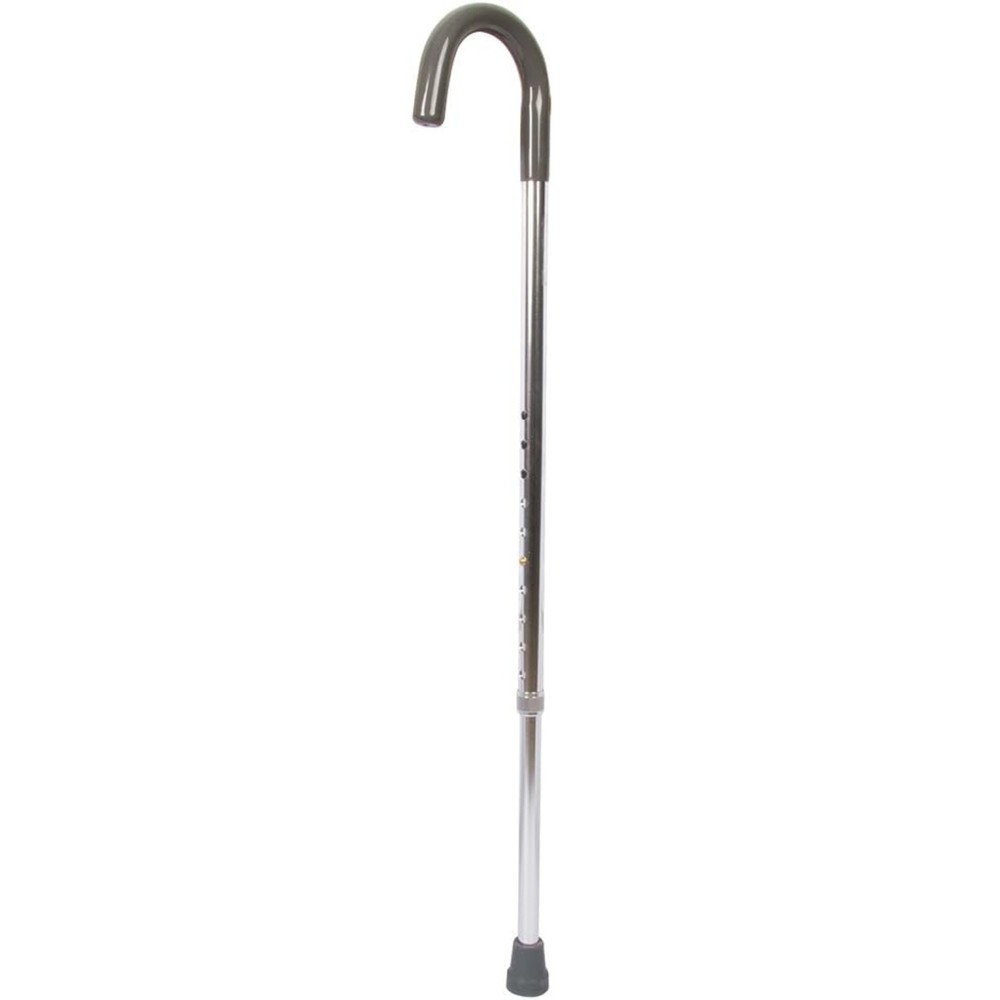 BodyMed Aluminum Adjustable Cane With Vinyl Grip Handle, Adjusts 30″-39″