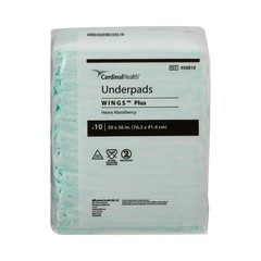 Cardinal Health 958 – Disposable Underpad Wings™ Plus 30″ X 36″ x10
