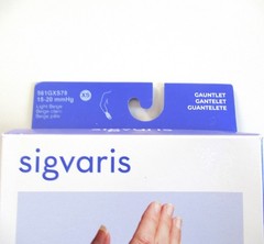 Sigvaris Graduated Compression Gauntlet 561GXS78 Light Beige Lymphedema New