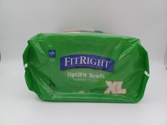 FitRight OptiFit Adult Briefs – NEW – XL 56–64″ – 20 Count – ComfortAir