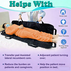 Positioning Bed Pad with Handle Patient Transfer Sheet For Lifting Turning Heavy