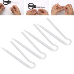 10pcs Hearing Aid Tubes Flexible Type R BTE Earmused Hearing Aid Tubing