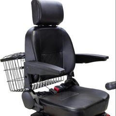 Red Bespoke Legacy 3 Wheel Scooter 400 lb capacity 15 mph max /charge Heavy Duty
