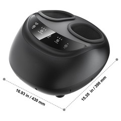 Foot Massager Machine with Heat, Deep – Kneading, Compression, and Shiatsu for