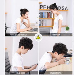 Smart Posture Corrector Adjustable Back Brace Vibration English Display LCD