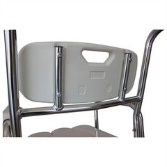 Multifunction Heavy Duty Commode Chair with Memory Foam Cushion Adult Bathroom