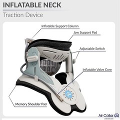 Neck Traction Device – Cervical Stretcher for Pain Relief & Spine Alignment – El
