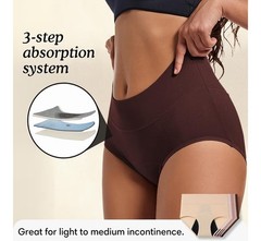 Everdries Comfort Plus Incontinence Underwear, M, 5 Pack Leakproof, Discreet,…