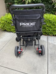 Pride Jazzy Carbon Folding Power Wheelchair Black Carbon Fiber Joystick Travel