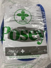 Posey EZ Clean Premium Gait Belt with Spring Loaded Buckle Blue 6546BL 81″