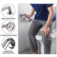 Shower Grab Bar Stainless Steel Handle Bathroom Safety Anti Slip For Elderly LOT
