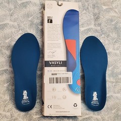 VASYLI Orthotic Insoles X-SMALL Men 3.5 – 5 / Women 4.5 – 6 Or Youth Full Length