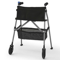 Light Weight 7LB Adjustable Rollator Walker Foldable 330LB Capacity for Seniors