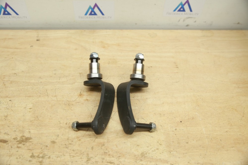 PAIR Caster Forks for Quickie Q700M Power Chairs — for 6″ Wheels Tires