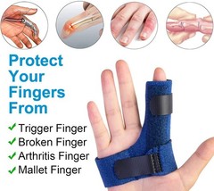 Sumifun Finger Brace, Trigger Splint for 1 Count (Pack of 1), Right
