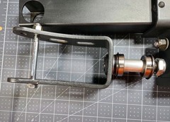 Hoveround MPV5 powerchair rear tire caster Axle Assembly W/ Spindles & Bearings
