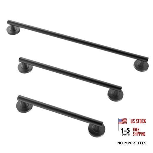 Shower Grab Bar Set, ADA Compliance Stainless Steel Handicap Grab Matte Black