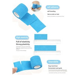Sport Self Adhesive Elastic Bandage Wrap Tape for Knee Support Pads Finger8279