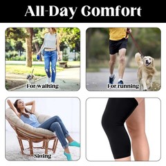 Knee Brace Undersleeve Compression Support Sleeve Joint Pain Relief Wrap
