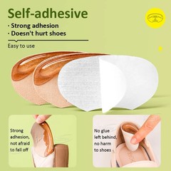 High-heeled shoes heel stickers heel protector women’s insoles heel anti-f