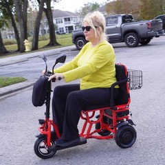 3-Wheel Foldable 700W Electric Senior Mobility Scooter 15mph 20 miles 300lbs