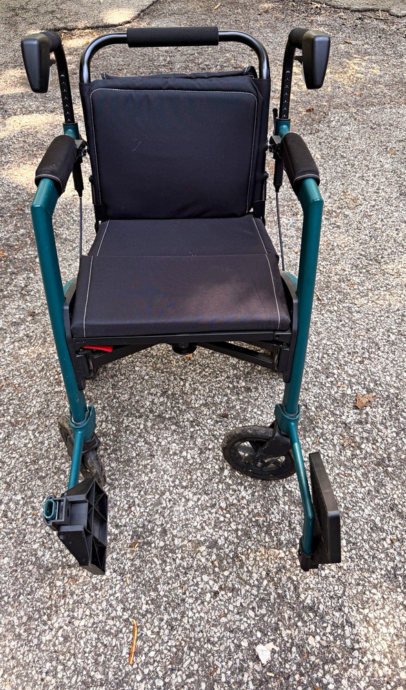 Rollz Motion Performance All-Terrain Rollator Walker Foldable Seat Backrest
