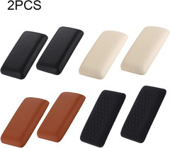 Car Armrest Cushion, 2 Pcs Car Knee Leg Elbow Cushion, Removable Soft Leather Pa