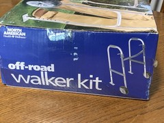 North American Health Outdoor Wellness Off Road Walker Wheels Kit Skis 8” Wheels