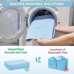 18×24 Inch Washable Underpads Incontinence Bed Pads Waterproof 4 Packs