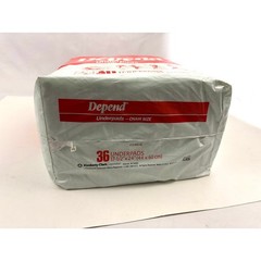 Vintage Depend Underpads Chair Size Adult 36 Pack 1990 SEALED New