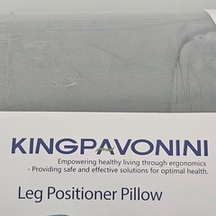 Kingpavonini Leg Positioner Pillow Washable Cover 4 Height Adjustable Pet Bed