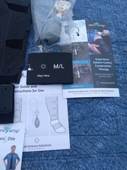 Sun Scientific Aero-Wrap Gradient Compression Unilateral XL Extra Large Flex NEW
