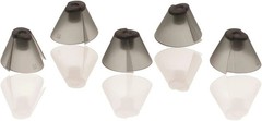 GN Resound Sure Fit Hearing Aid Standard Receiver Tulip Domes Dark Gray Split