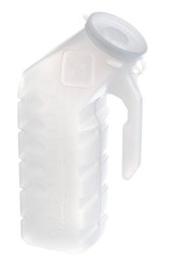 Supreme Urinal with Odor Shield by Medline. Holds 32oz or 1000 mL